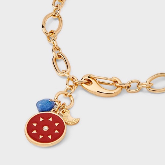 Red Coin Charm Necklace - Universal
Thread™ Gold - Picture 1 of 4